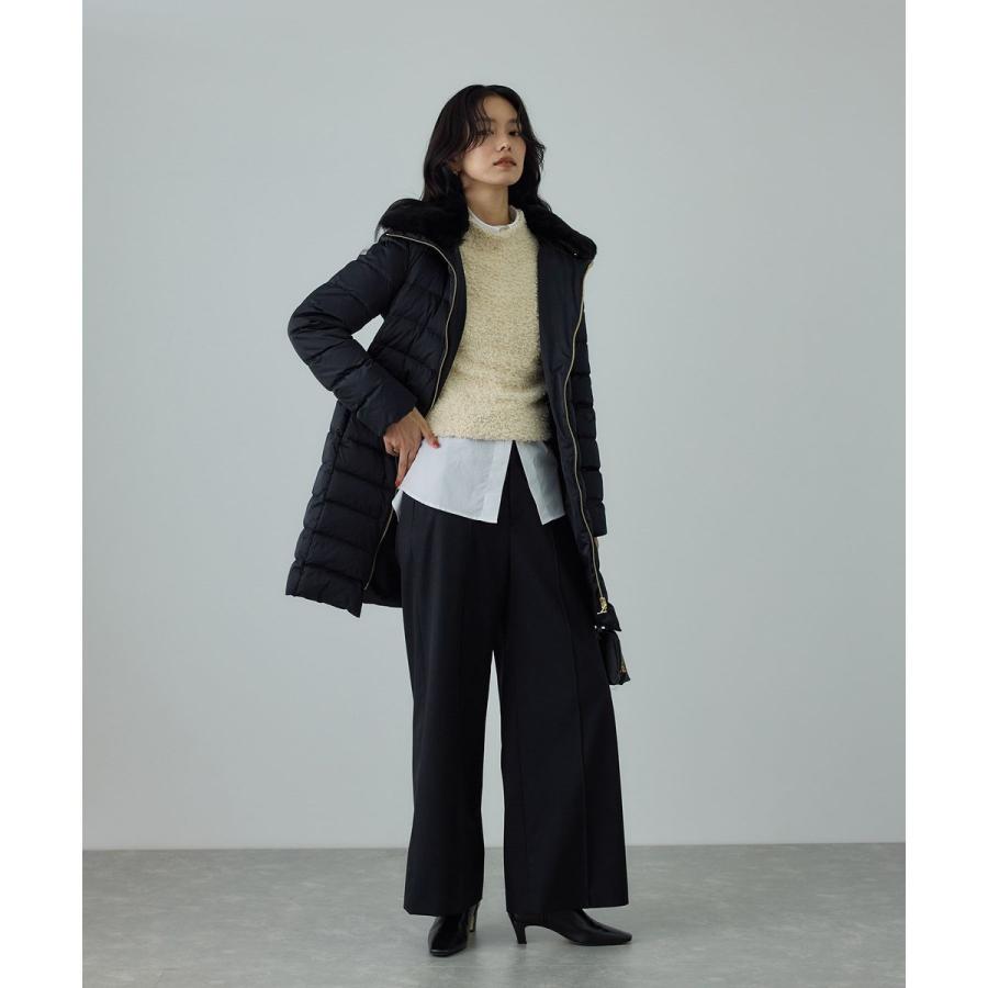 ROPE'（ロペ） サテンロング丈ダウンコート/イージーケア : マルイ