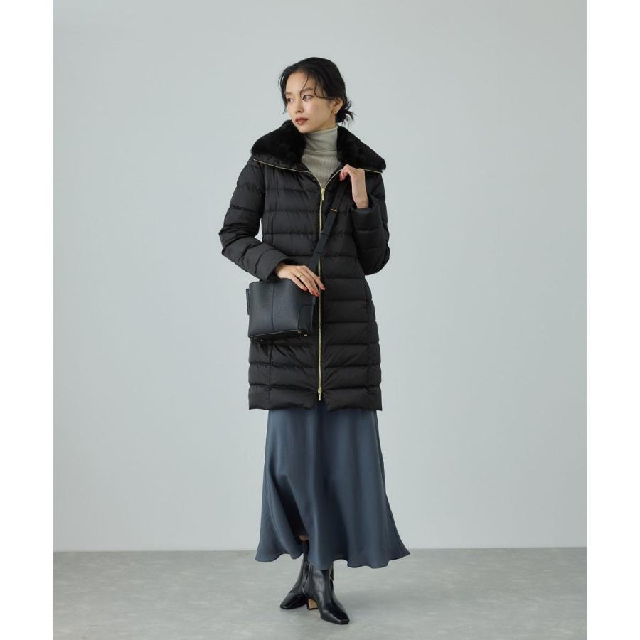 ROPE'（ロペ） サテンロング丈ダウンコート/イージーケア : マルイ