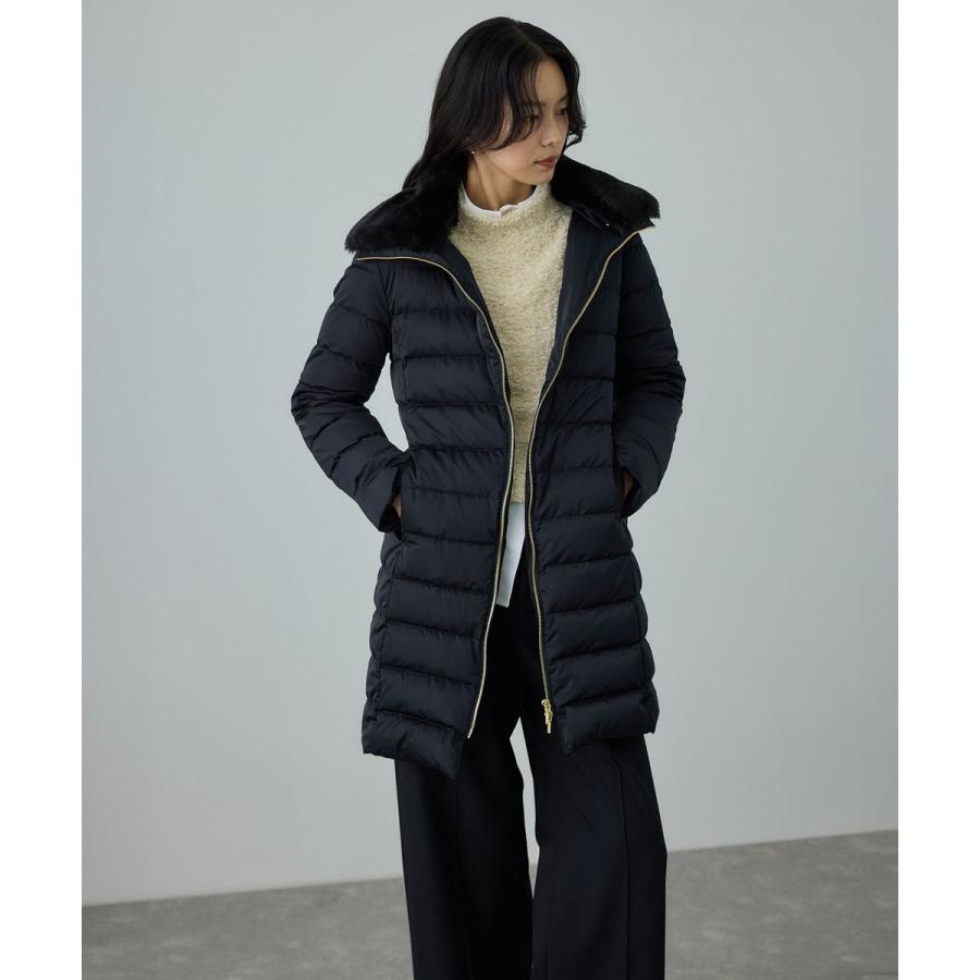 【着用1回】ROPE アンゴラ混コート+インナーダウン 着用1回】ROPE アンゴラ混コート+インナーダウン - メルカリ