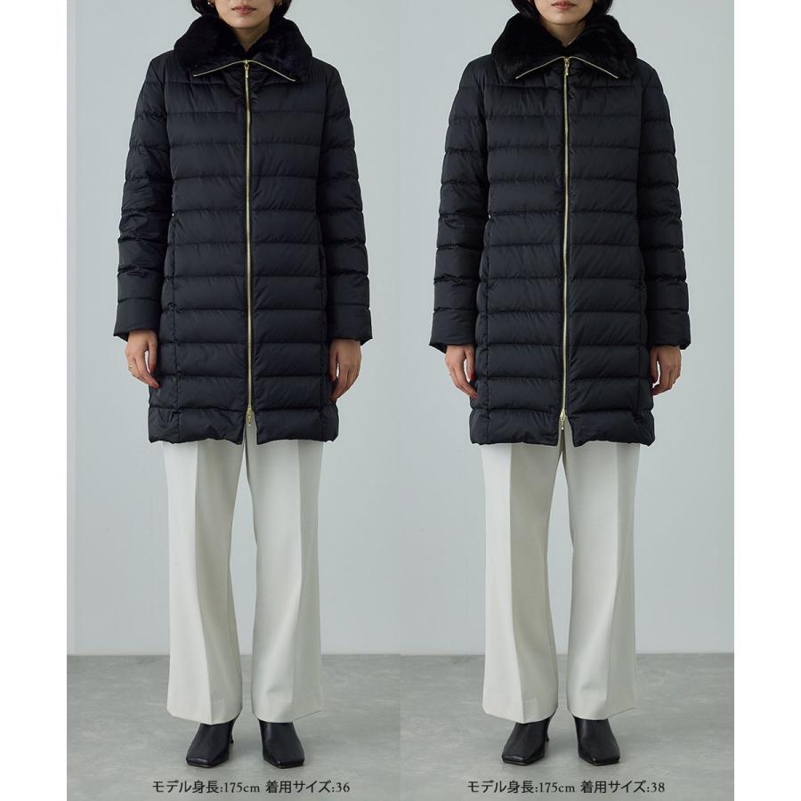 ROPE'（ロペ） サテンロング丈ダウンコート/イージーケア : マルイ