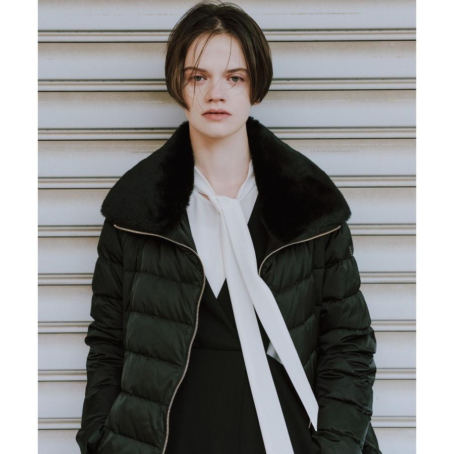 ROPE'（ロペ） サテンロング丈ダウンコート/イージーケア : マルイ