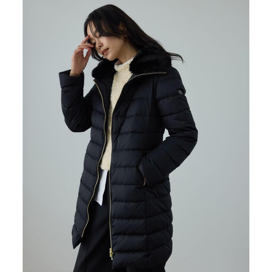 ROPE'（ロペ） サテンロング丈ダウンコート/イージーケア : マルイ