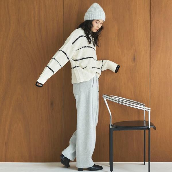 DOUX ARCHIVES（ドゥアルシーヴ） 裏起毛カーブパンツ : マルイ(丸井