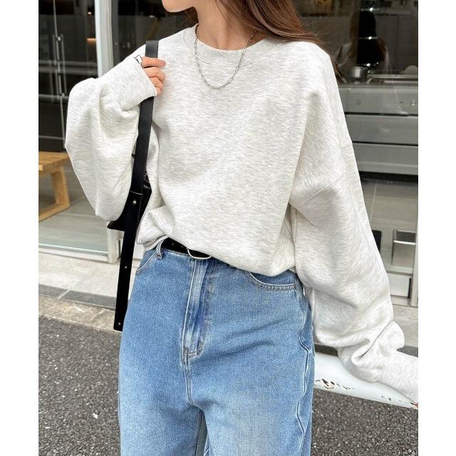 andme 裏起毛 ショート丈 スウェット トップス : マルイ(丸井