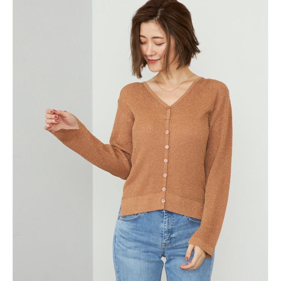 サムシング（SOMETHING）/SOMETHING グリッターニットカーディガン SOMETHING（サムシング） グリッターニットカーディガン : マルイ(丸井