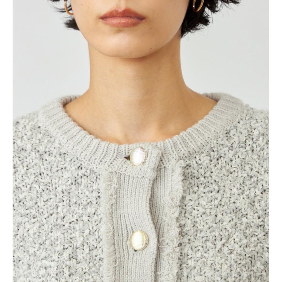 SOMETHING（サムシング） ツイードライクニットジャケット : マルイ