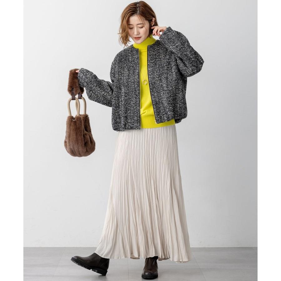 23区（ニジュウサンク） 【洗える】クラッシュ プリーツ ジョーゼット