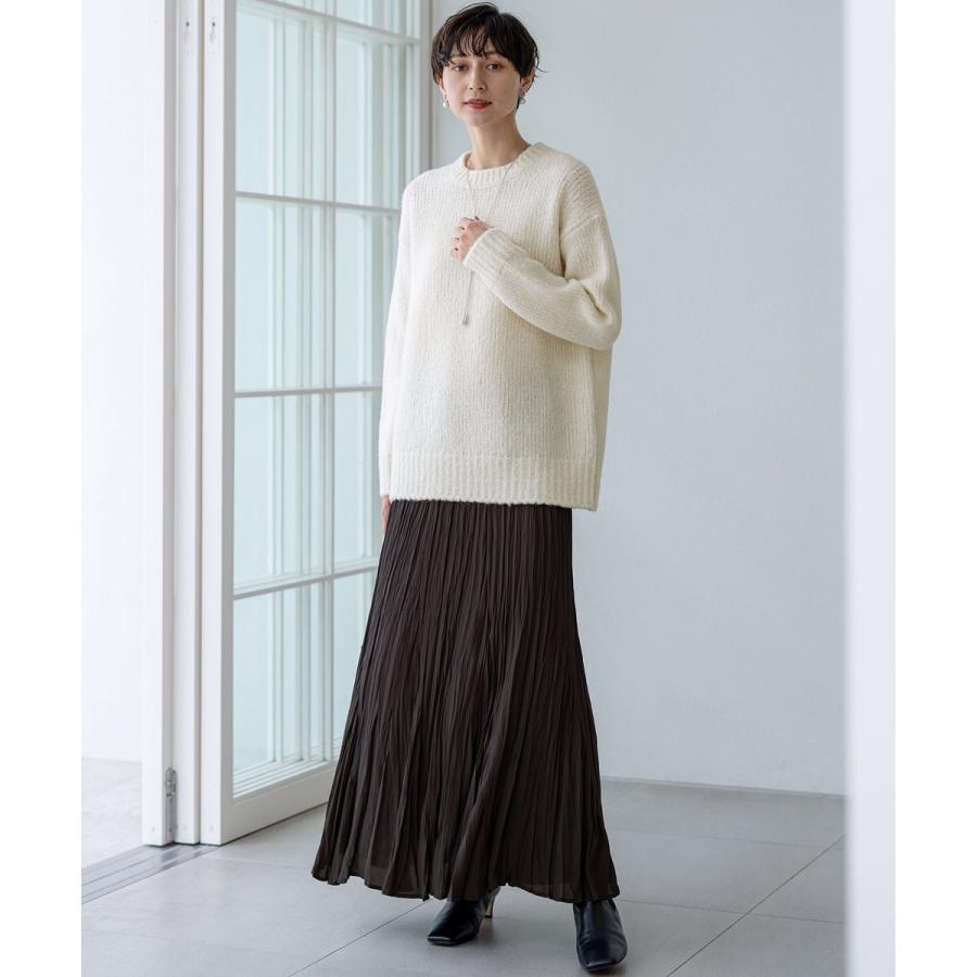 23区（ニジュウサンク） 【洗える】クラッシュ プリーツ ジョーゼット