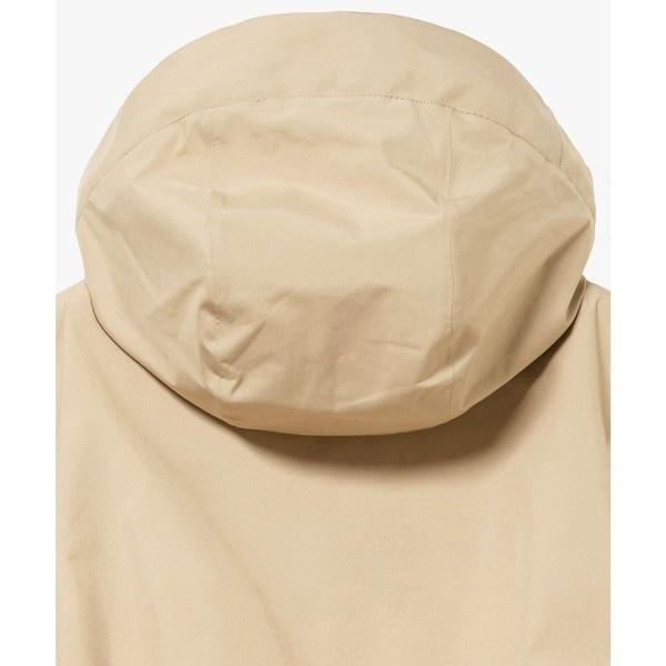 GORE-TEX ゴアテックス 防風 防水 透湿 ミドルトレンチコート / フード取り外し可の画像
