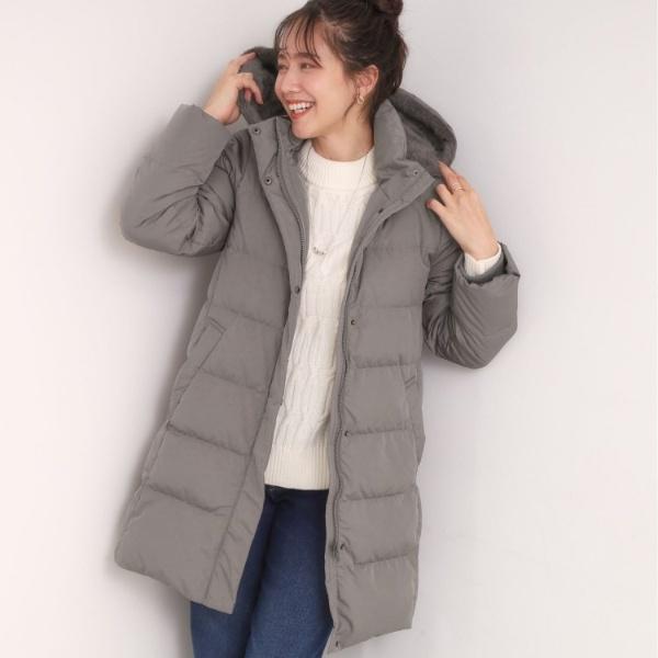 洗濯機可撥水】フェイクファーフード ロングダウン : マルイ(丸井