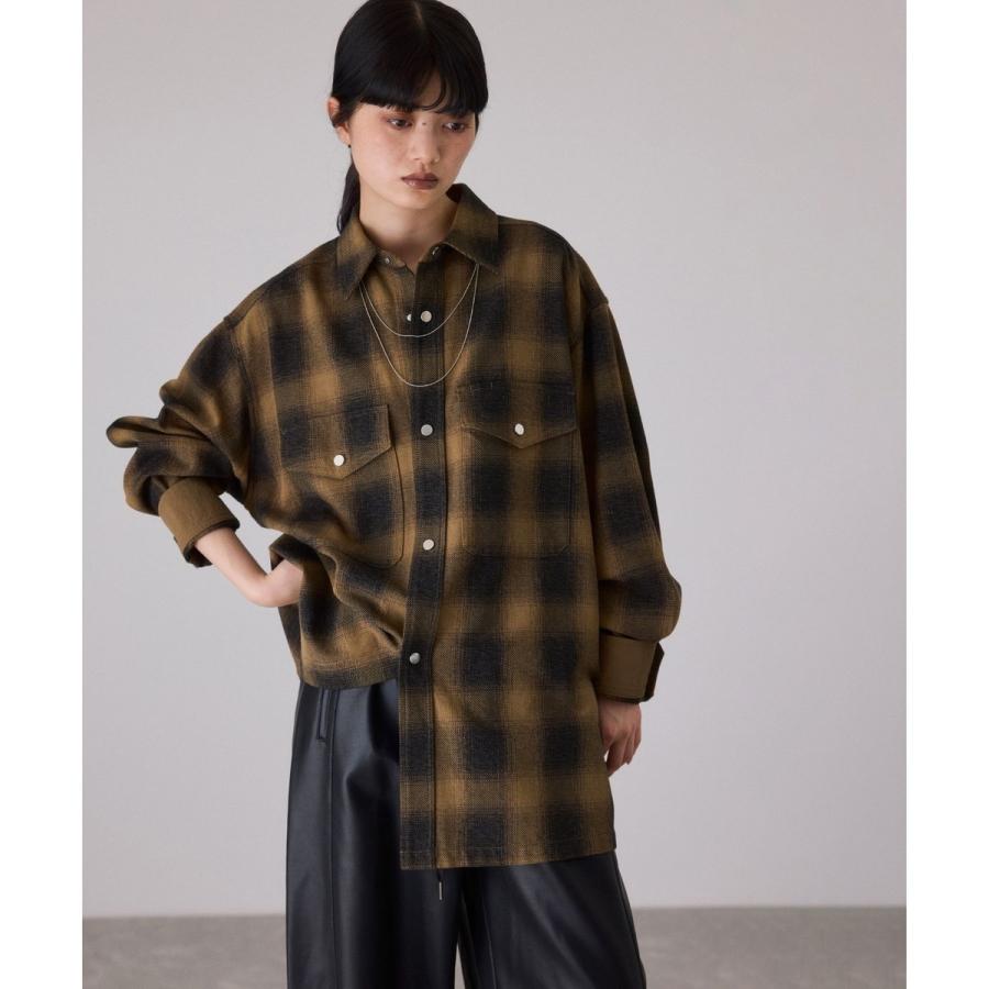 【マーカウェア】アダムエロペ別注OVER SHIRT ADAM ET ROPE'（アダムエロペ） オンブレチェックシャツ : マルイ(丸井