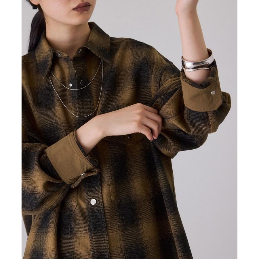 ADAM ET ROPE'（アダムエロペ） オンブレチェックシャツ : マルイ(丸井