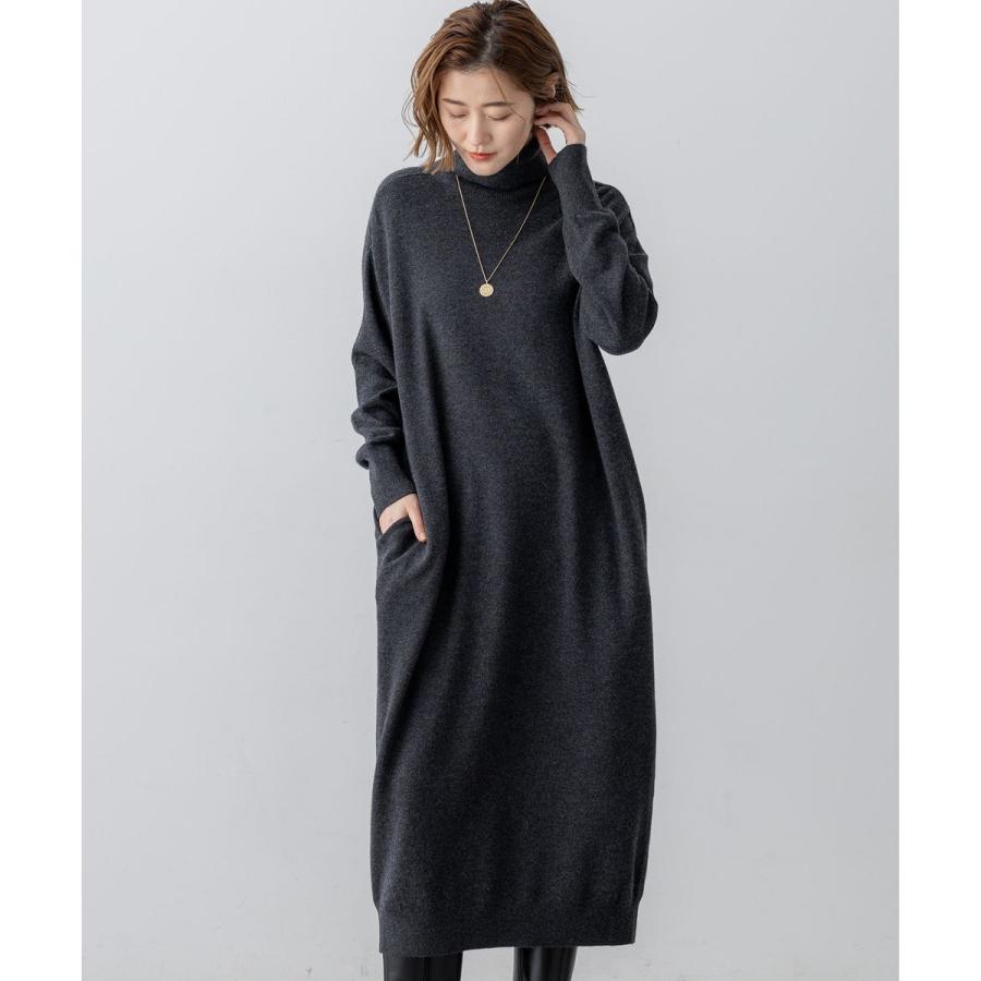 23区（ニジュウサンク） 【洗える】カシミヤブレンド タートルネック