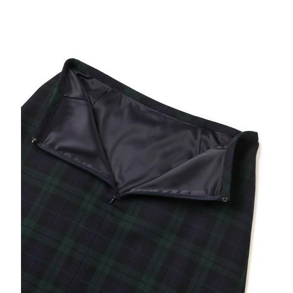 NEWYORKER（ニューヨーカー） ウールブラックウォッチ アシメキルト