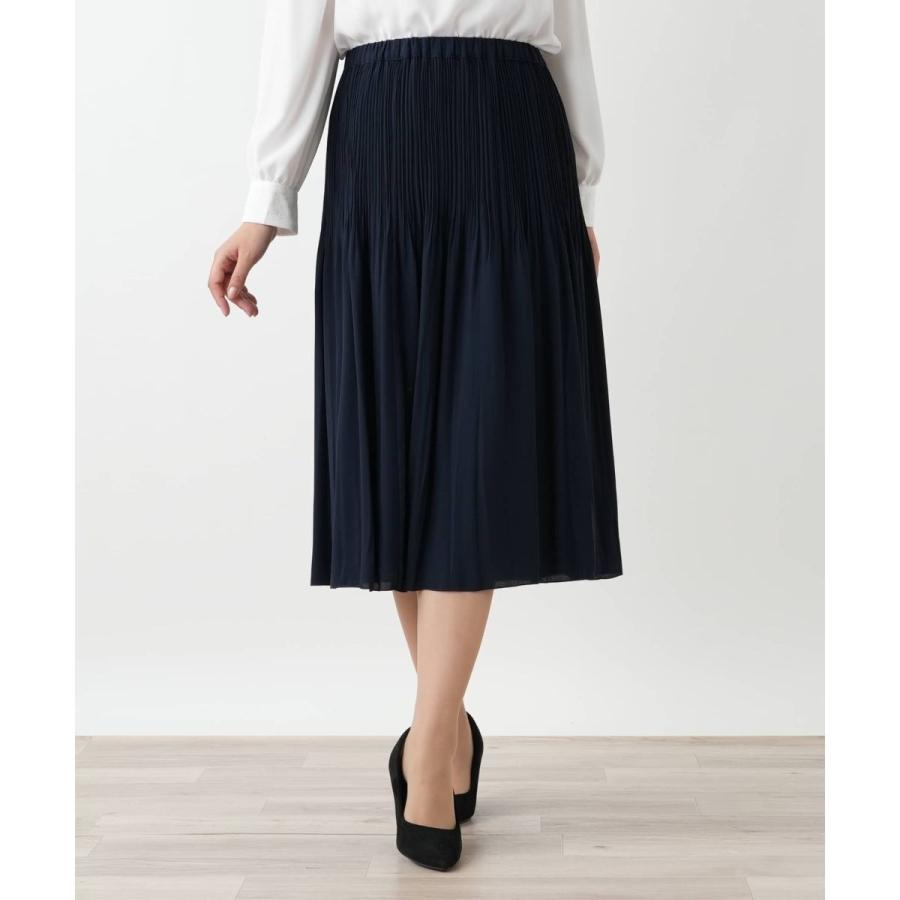 Leilian（レリアン） リバーシブルプリーツスカート【Leilian WHITE