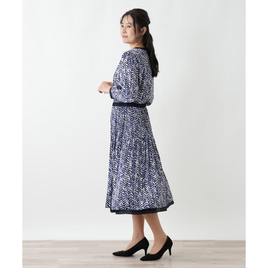 Leilian（レリアン） リバーシブルプリーツスカート【Leilian WHITE