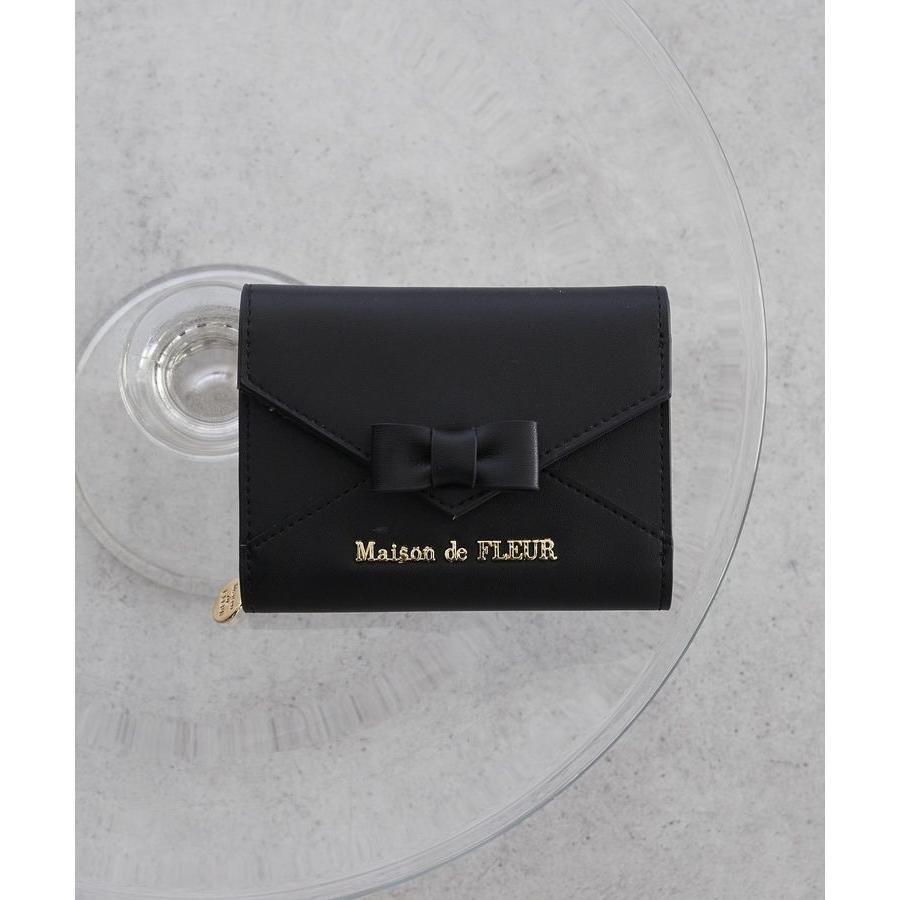 Maison de FLEUR メゾンドフルール レター型ウォレット Maison de FLEUR（メゾンドフルール） レター型ウォレット : マルイ