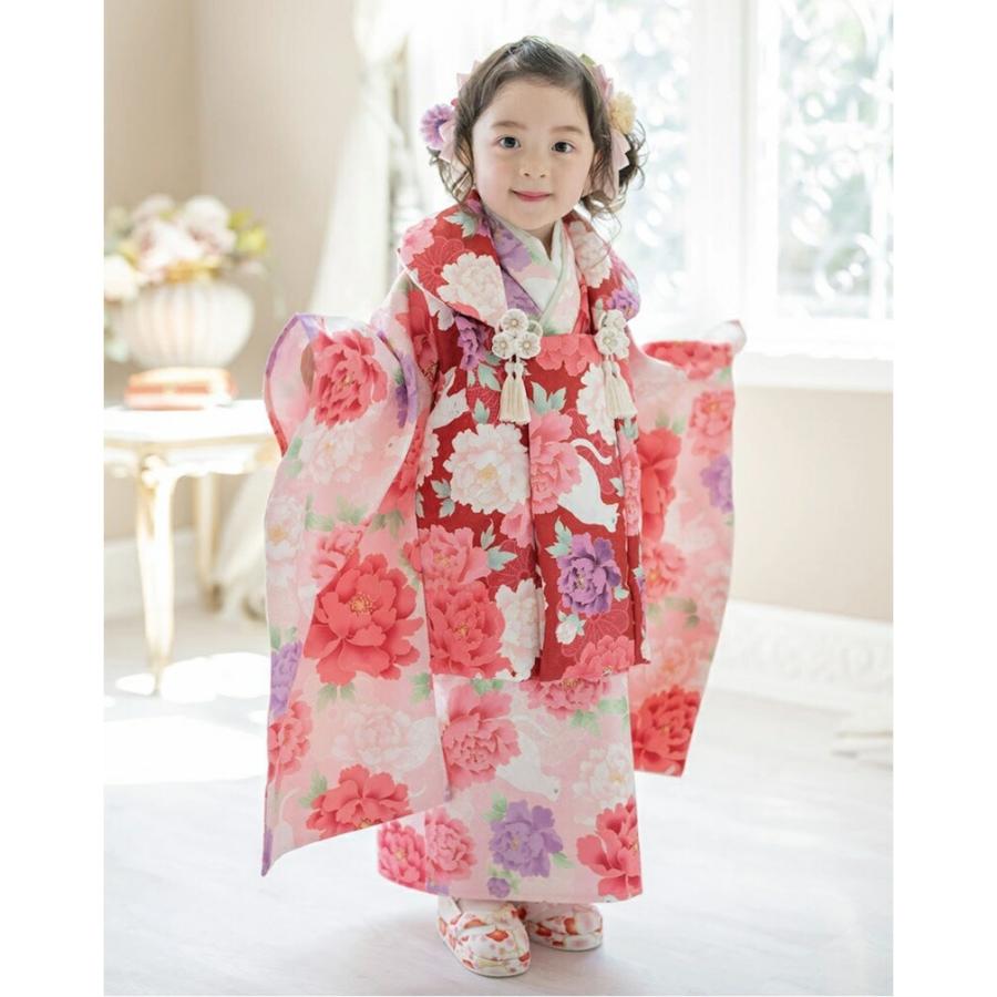 Catherine Cottage（キャサリンコテージ） 花柄織入り着物ワンピース