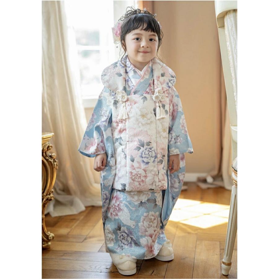 Catherine Cottage（キャサリンコテージ） 花柄織入り着物ワンピース