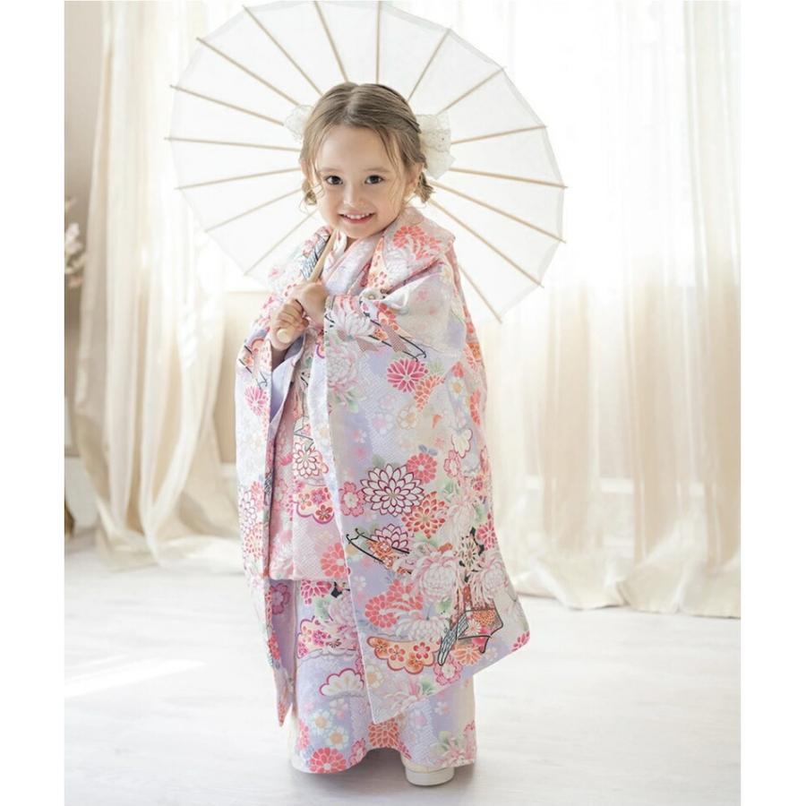 Catherine Cottage（キャサリンコテージ） 花柄織入り着物ワンピース