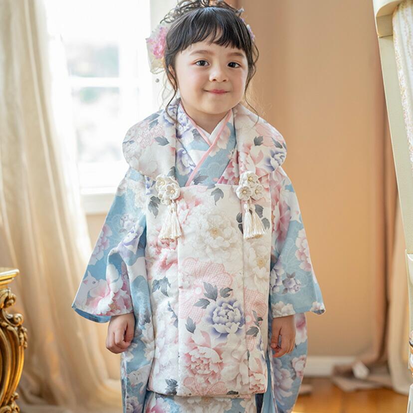 Catherine Cottage（キャサリンコテージ） 花柄織入り着物ワンピース