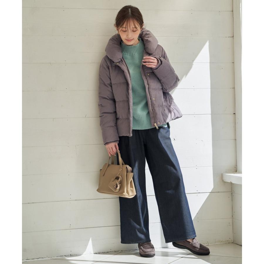 ikka（イッカ） 【雑誌InRed1月号掲載】細コール2WAY洗えるダウン