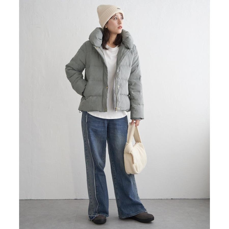 ikka（イッカ） 【雑誌InRed1月号掲載】細コール2WAY洗えるダウン