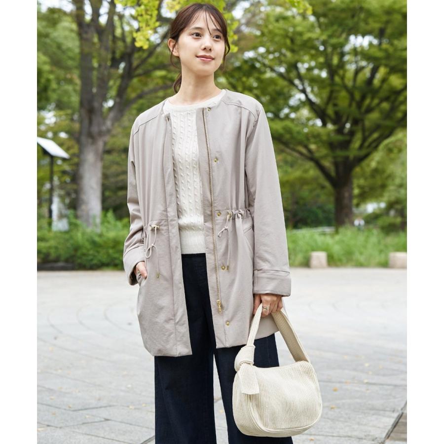 ikka 【軽量／静電防止】sorona(R)撥水5WAYコート　ブラック ikka（イッカ） 【軽量／静電防止】sorona(R)撥水5WAYコート : マルイ