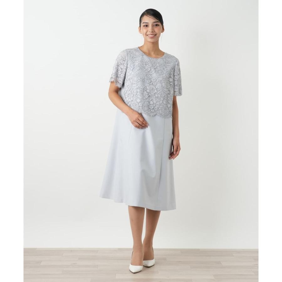 レースワンピースアンサンブルの画像