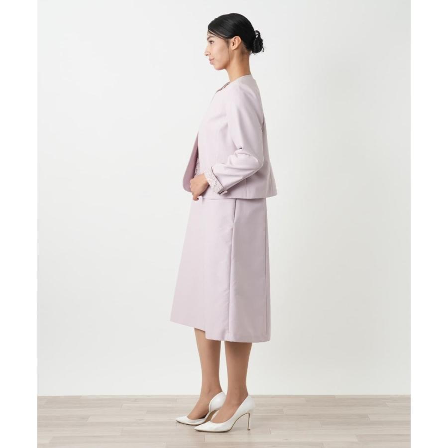 レースワンピースアンサンブルの画像