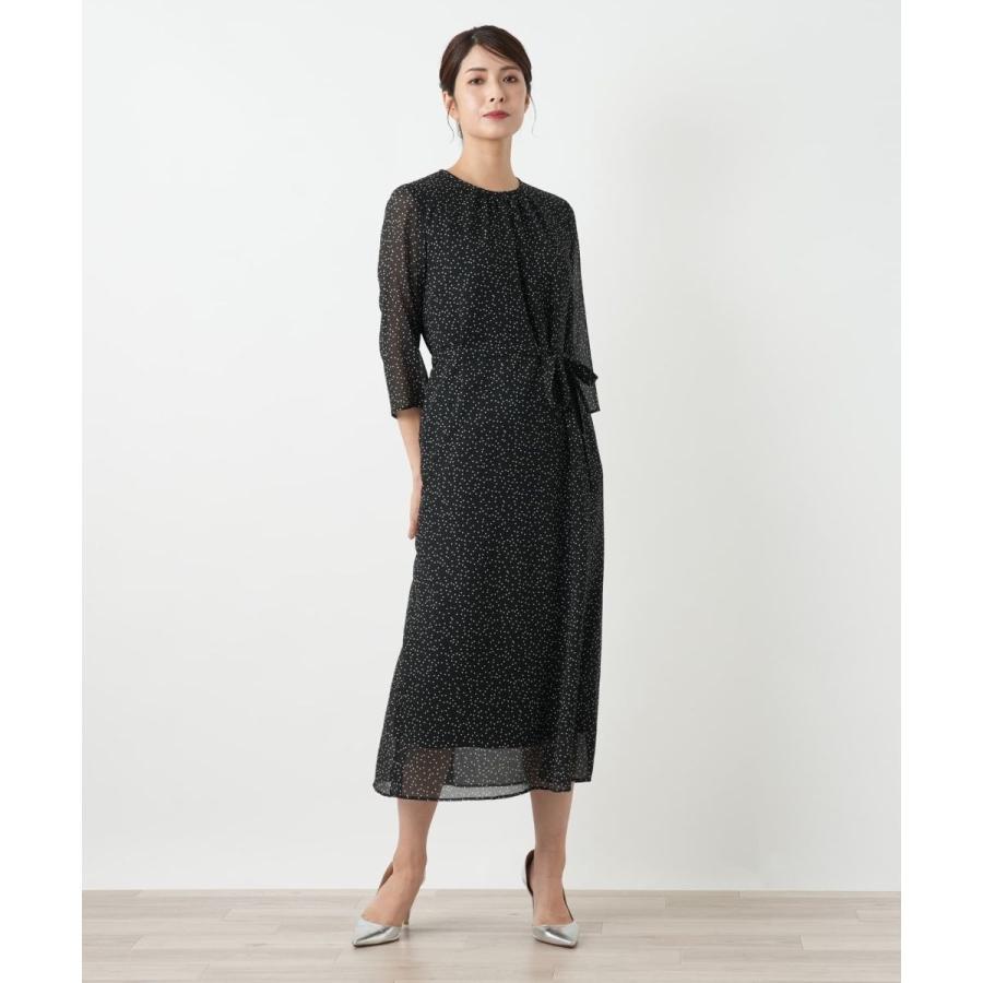 フェンネル FENNEL ドットフレアワンピース （ブラック
