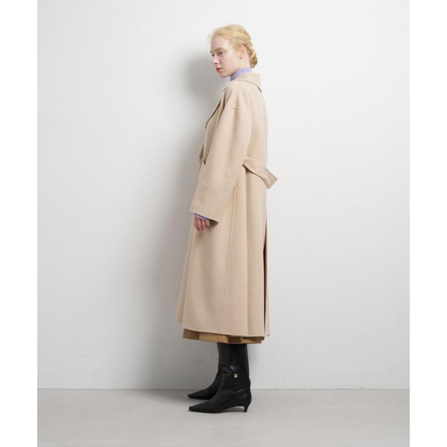 LANVIN en Bleu SUPER140 ウールリバーフレアコート : マルイ(丸井