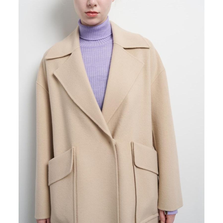 LANVIN en Bleu SUPER140 ウールリバーフレアコート : マルイ(丸井