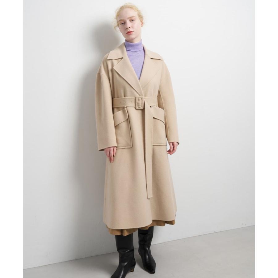 LANVIN en Bleu SUPER140 ウールリバーフレアコート : マルイ(丸井