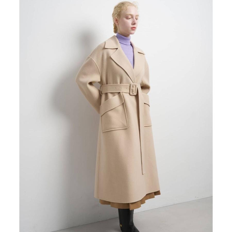 LANVIN en Bleu SUPER140 ウールリバーフレアコート : マルイ(丸井