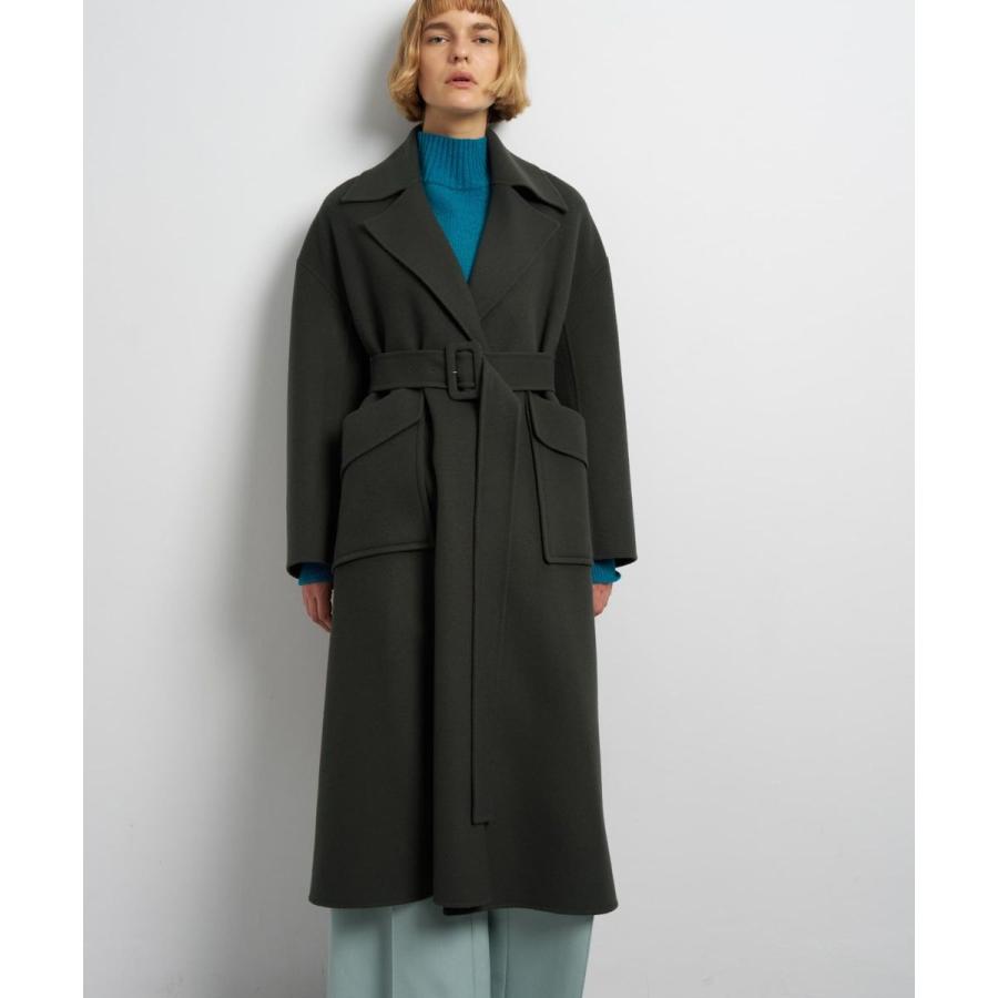 LANVIN en Bleu SUPER140 ウールリバーフレアコート : マルイ(丸井