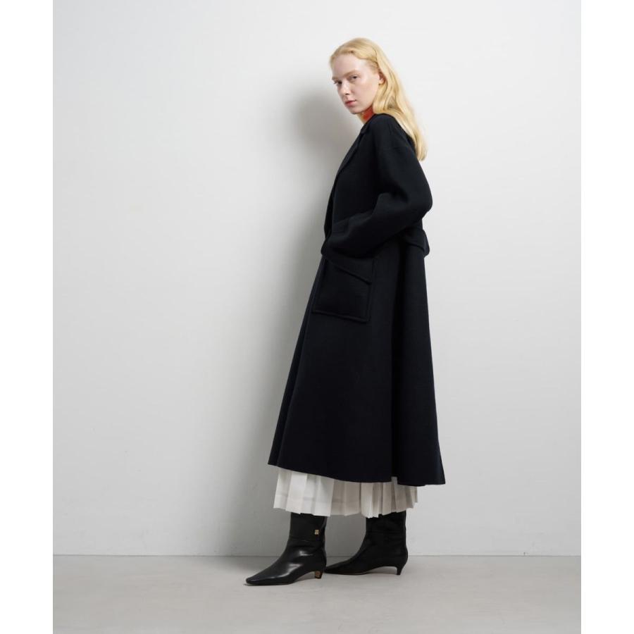 LANVIN en Bleu SUPER140 ウールリバーフレアコート : マルイ(丸井
