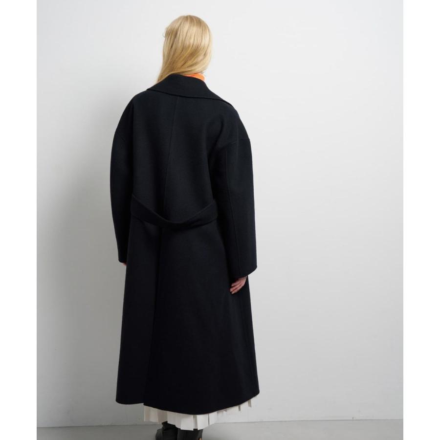 LANVIN en Bleu SUPER140 ウールリバーフレアコート : マルイ(丸井