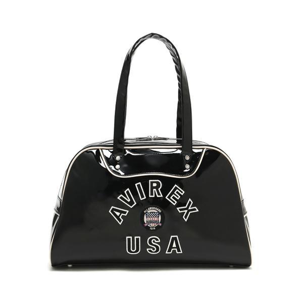 AVIREX エナメル　ボストンバッグ AVIREX（アヴィレックス） 《WEB＆DEPOT限定》ENAMEL BOSTON BAG