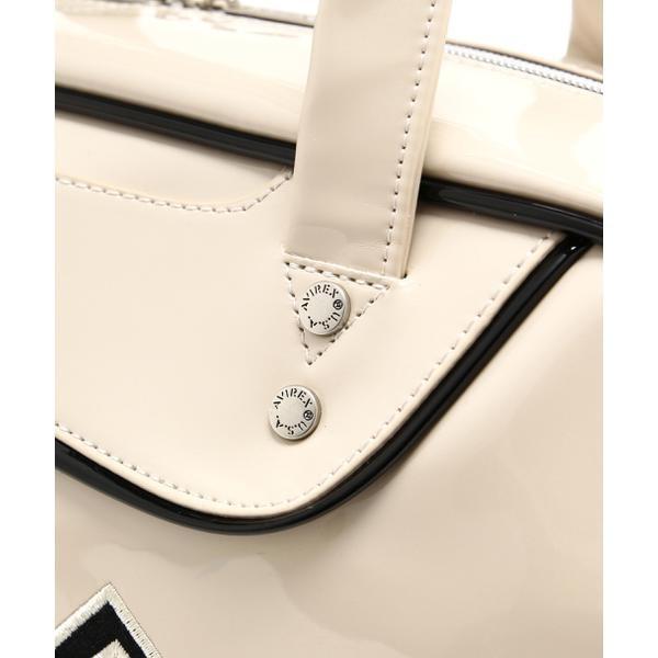 AVIREX（アヴィレックス） 《WEB＆DEPOT限定》ENAMEL BOSTON BAG