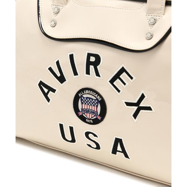 AVIREX（アヴィレックス） 《WEB＆DEPOT限定》ENAMEL BOSTON BAG