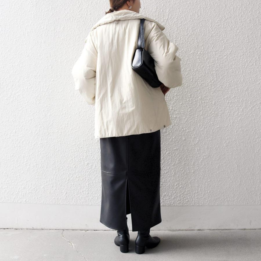 SHIPS any 【WEB限定】SHIPS any: 中綿 ダブル ジップ スタンド