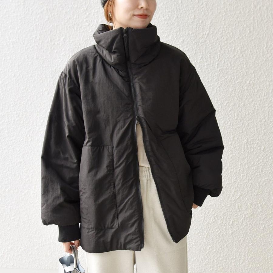 SHIPS any 【WEB限定】SHIPS any: 中綿 ダブル ジップ スタンド