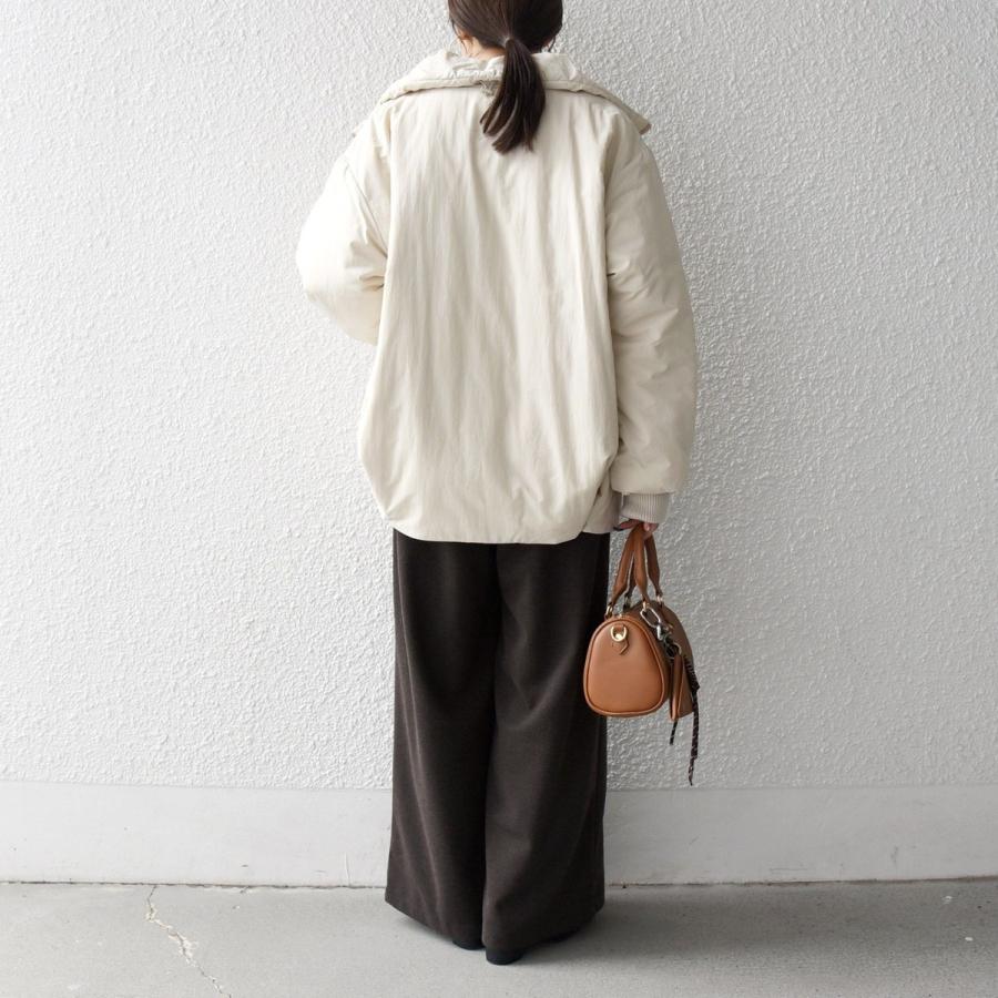 SHIPS any 【WEB限定】SHIPS any: 中綿 ダブル ジップ スタンド