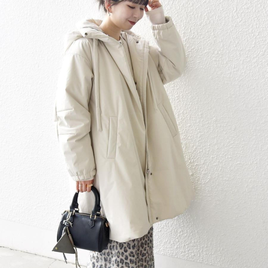 SHIPS any any:〈多機能〉中綿 2WAY フーディー テントライン コート
