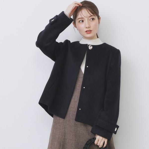 index（インデックス） ノーカラーショートコート : マルイ(丸井)Yahoo