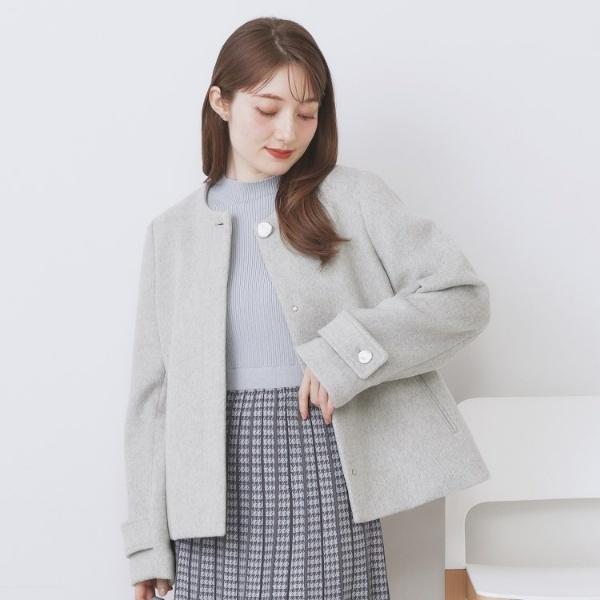 index（インデックス） ノーカラーショートコート : マルイ(丸井)Yahoo