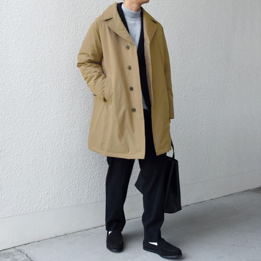 SHIPS any any:〈撥水/防風等〉多機能 ダウン クラシカル ミドル カー