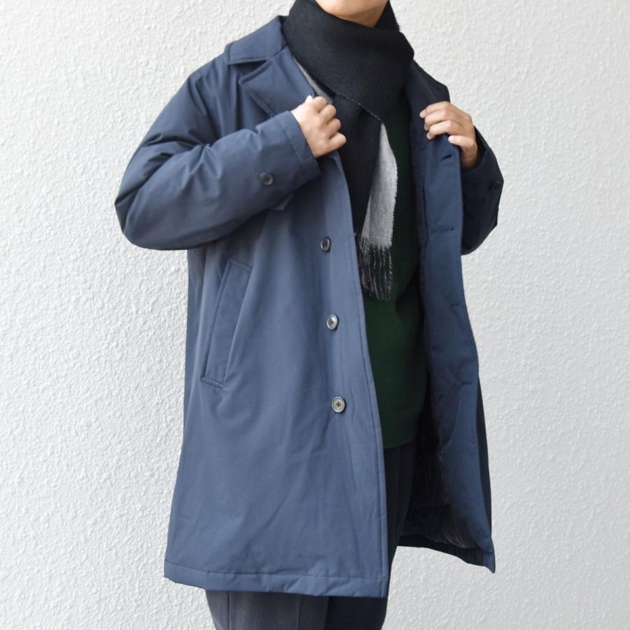 SHIPS any any:〈撥水/防風等〉多機能 ダウン クラシカル ミドル カー