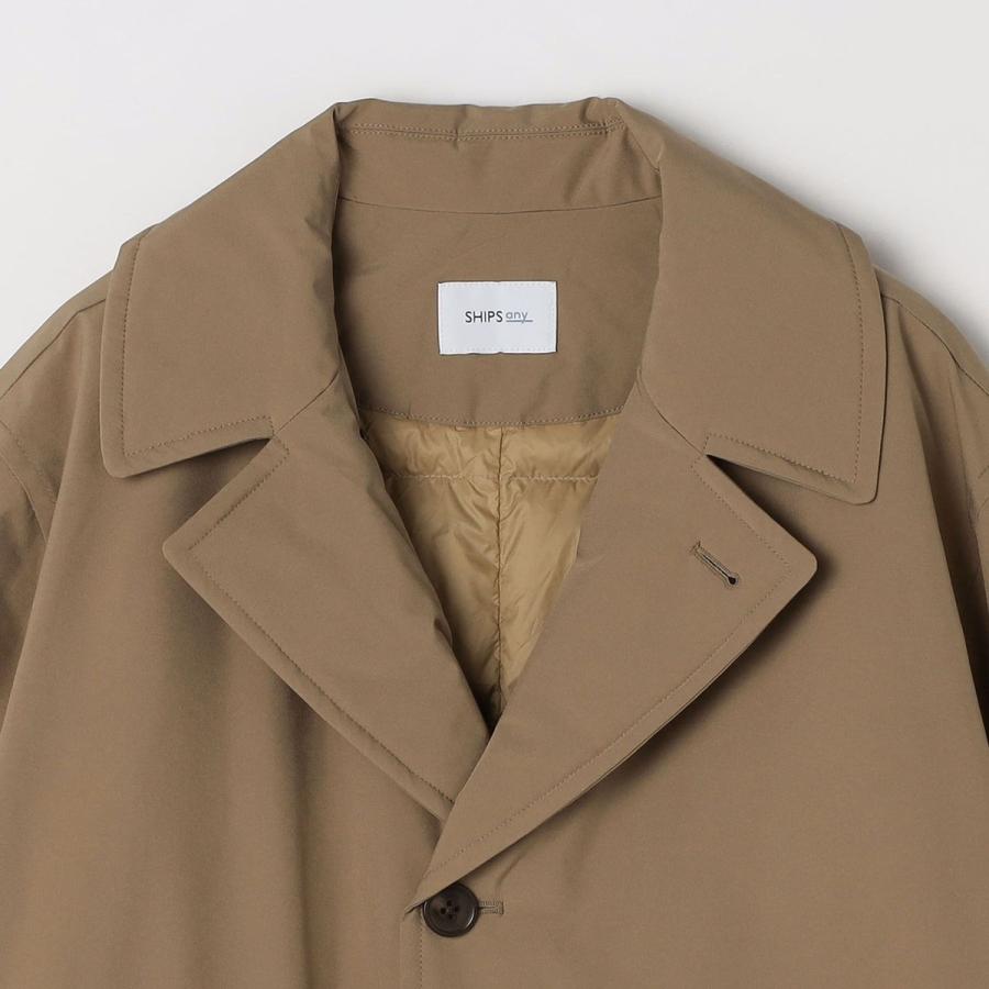 SHIPS any any:〈撥水/防風等〉多機能 ダウン クラシカル ミドル カー